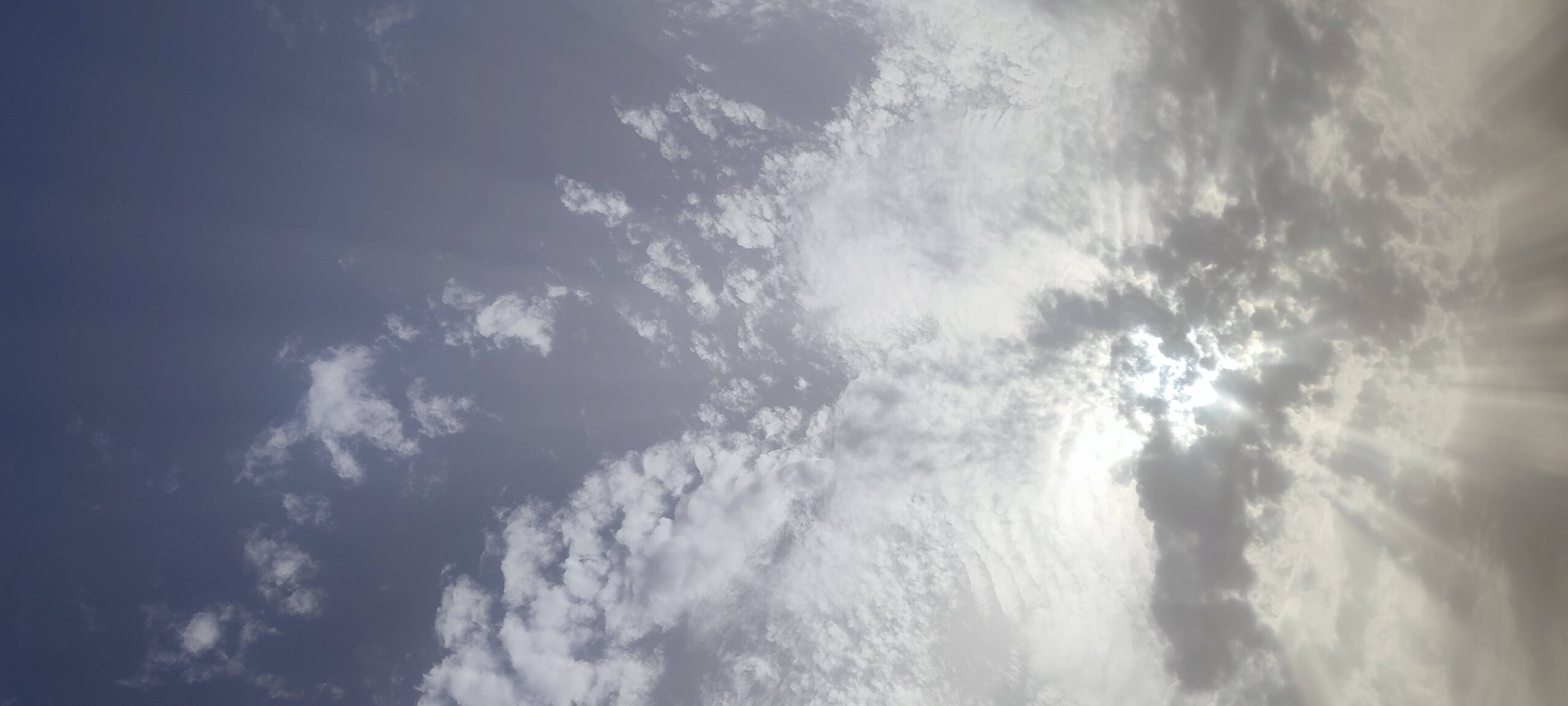 clouds and sun