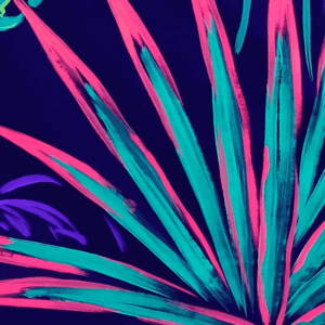 fluorescent leaves