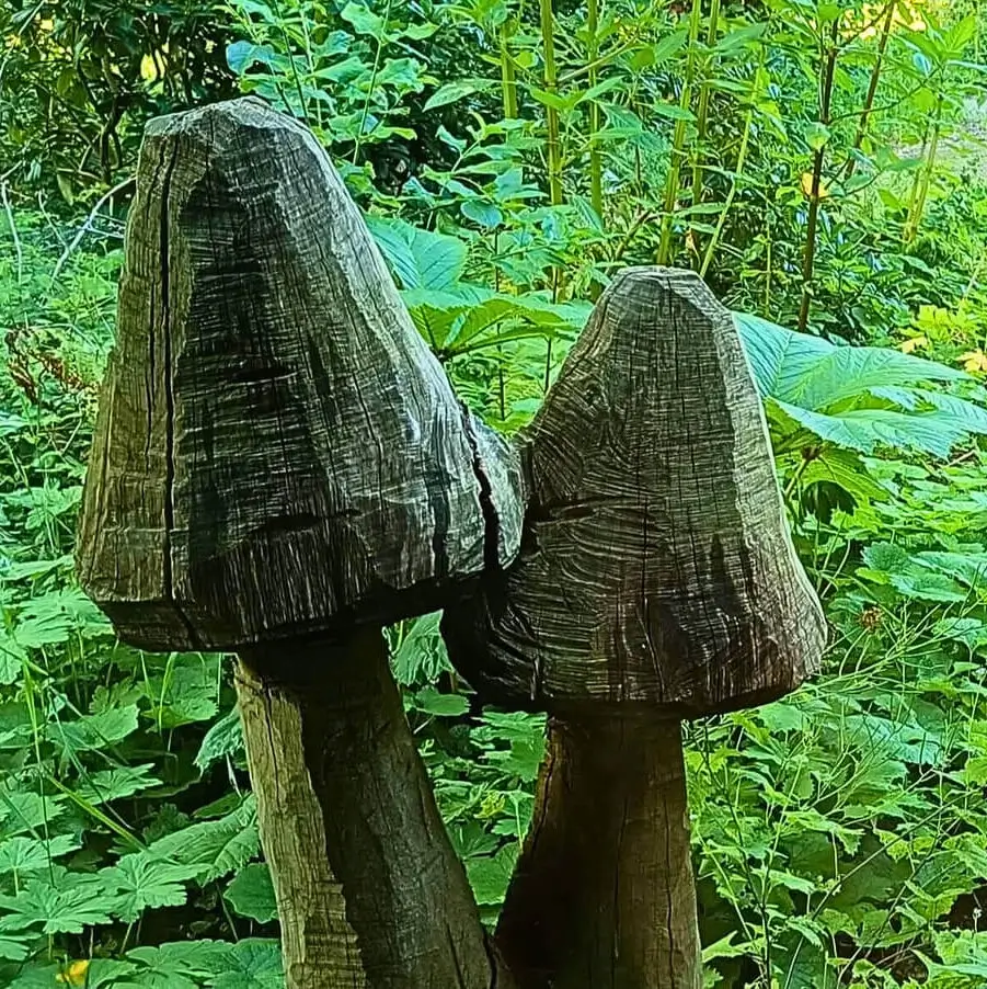 Mushroom sculpture